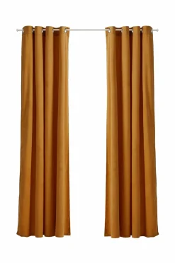 Ellos Julegardiner|Gardiner Med Sejlring-Home Gardinlængde med sejlringe Nora i velour, 2-pak