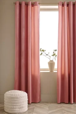 Ellos Julegardiner|Gardiner Med Sejlring-Home Gardinlængde med sejlringe Nora i velour, 2-pak