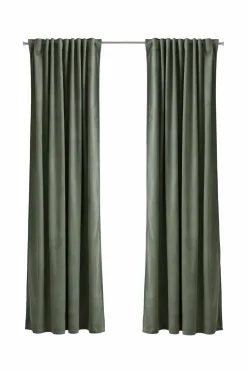 Ellos Velourgardiner-Home Gardinlængde med multibånd Nora i velour, 2-pak