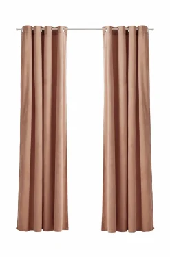 Ellos Julegardiner|Gardiner Med Sejlring-Home Gardinlængde med sejlringe Nora i velour, 2-pak