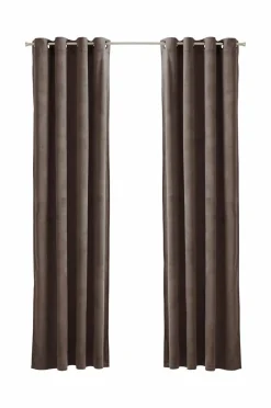 Ellos Julegardiner|Gardiner Med Sejlring-Home Gardinlængde med sejlringe Nora i velour, 2-pak