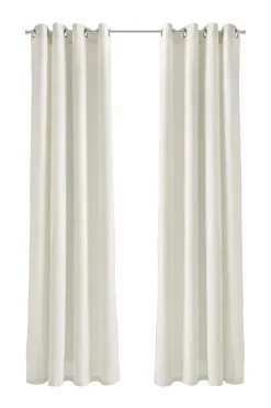 Ellos Julegardiner|Gardiner Med Sejlring-Home Gardinlængde med sejlringe Nora i velour, 2-pak