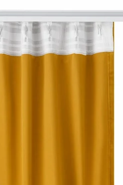 Ellos Velourgardiner-Home Gardinlængde med multibånd Nora i velour, 2-pak