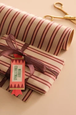 Ellos Gavepapir & Tilbehør-Home Gavepapir Polka Small Stripe 7 meter