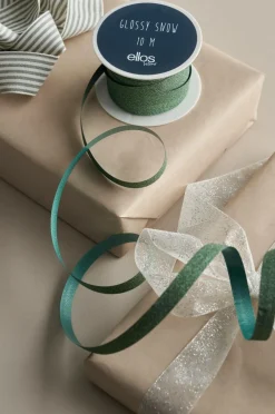 Ellos Gavepapir & Tilbehør-Home Glitter-snor Snow 10 meter