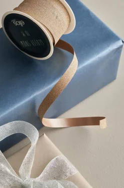 Ellos Gavepapir & Tilbehør-Home Glitter-snor Snow 10 meter