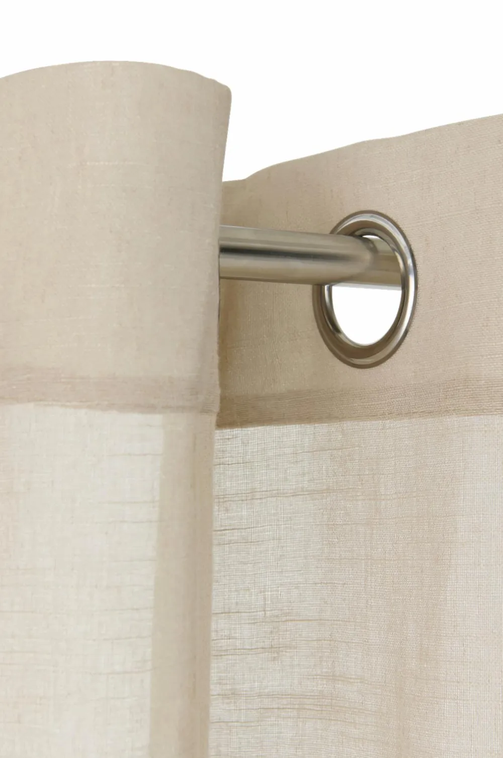 Ellos Gardiner Med Sejlring-Home Øjenforhæng Nellie 2-pak