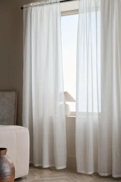 Ellos Julegardiner|Gardinlængder Med Løbegang-Home Kanallængde Lara 2-pak