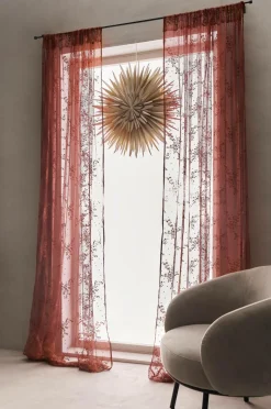 Ellos Julegardiner|Gardinlængder Med Løbegang-Home Kanallængde Lise 2-pak