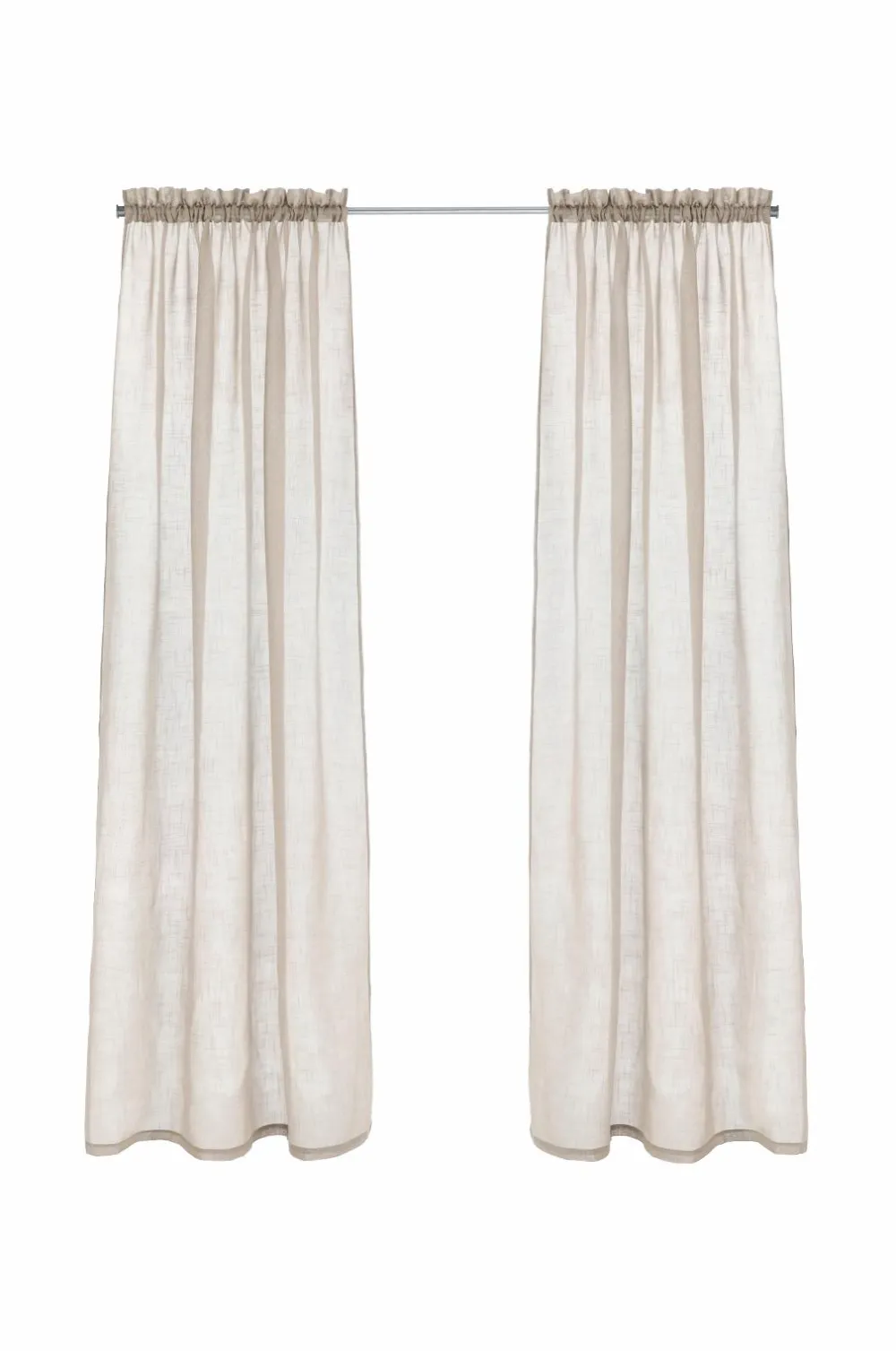 Ellos Julegardiner|Gardinlængder Med Løbegang-Home Kanallængde Lara 2-pak