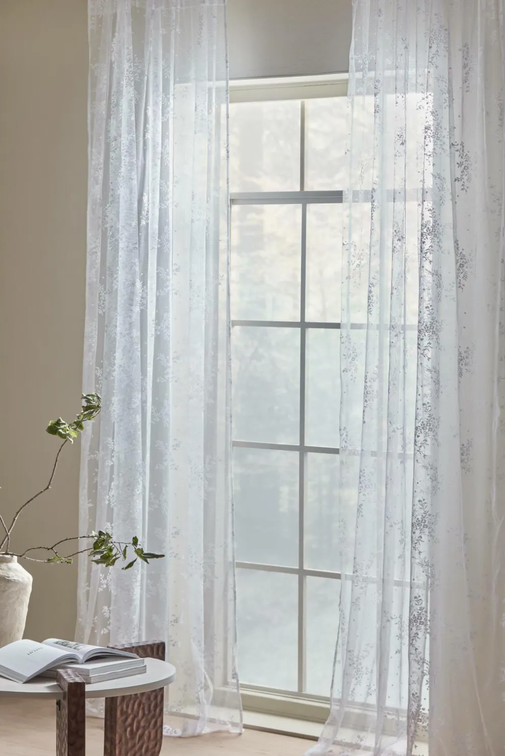 Ellos Julegardiner|Gardinlængder Med Løbegang-Home Kanallængde Lise 2-pak