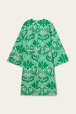 Ellos Homewear-Home Kimono Juliett Medallion i vasket bomuld