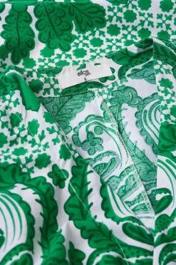 Ellos Homewear-Home Kimono Juliett Medallion i vasket bomuld