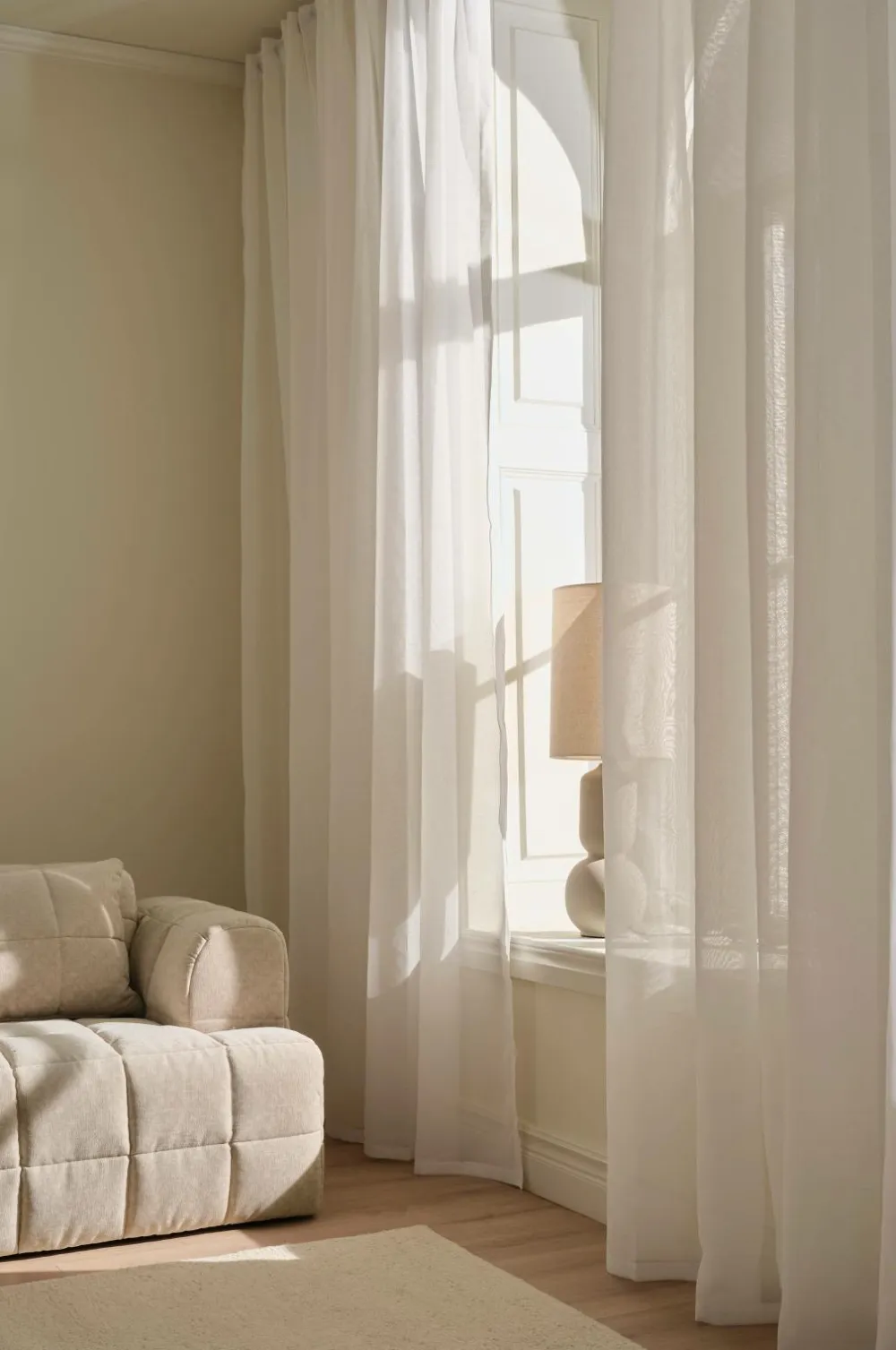 Ellos Gardiner Efter Mål-Home KIRA skræddersyet gennemsigtigt gardin