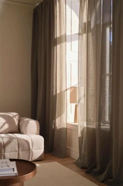 Ellos Gardiner Efter Mål-Home KIRA skræddersyet gennemsigtigt gardin