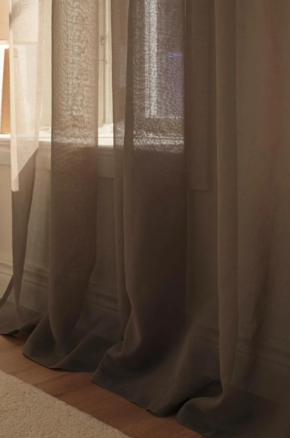 Ellos Gardiner Efter Mål-Home KIRA skræddersyet gennemsigtigt gardin