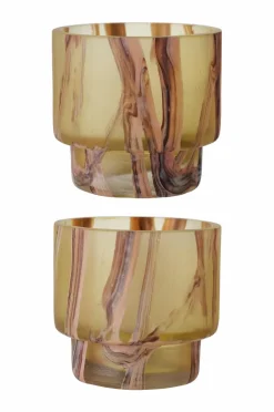 Ellos Lysestager & Lanterner-Home Lanterne Leona højde 8 cm 2-pak