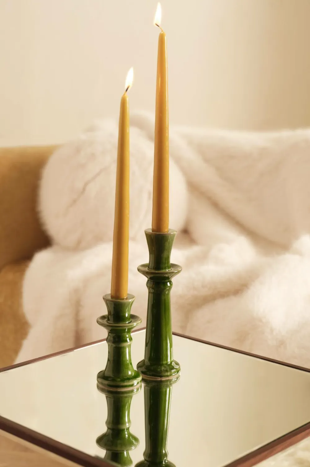 Ellos Lysestager & Lanterner-Home Lysestage Melissa 2 stykker med forskellige højder