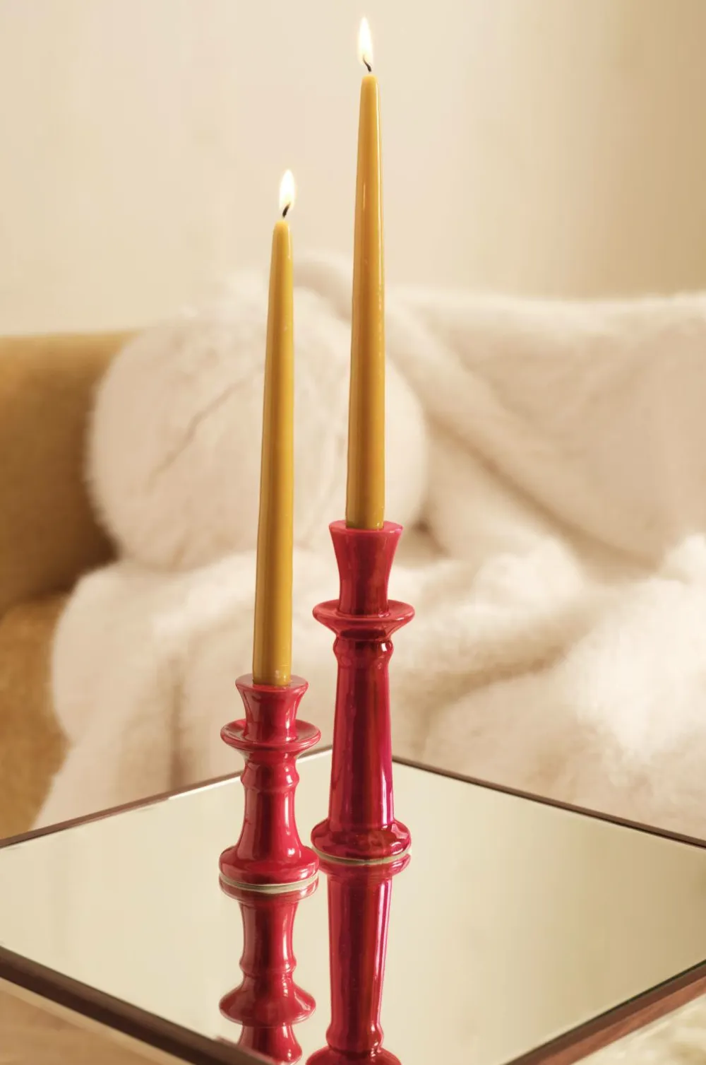 Ellos Lysestager & Lanterner-Home Lysestage Melissa 2 stykker med forskellige højder