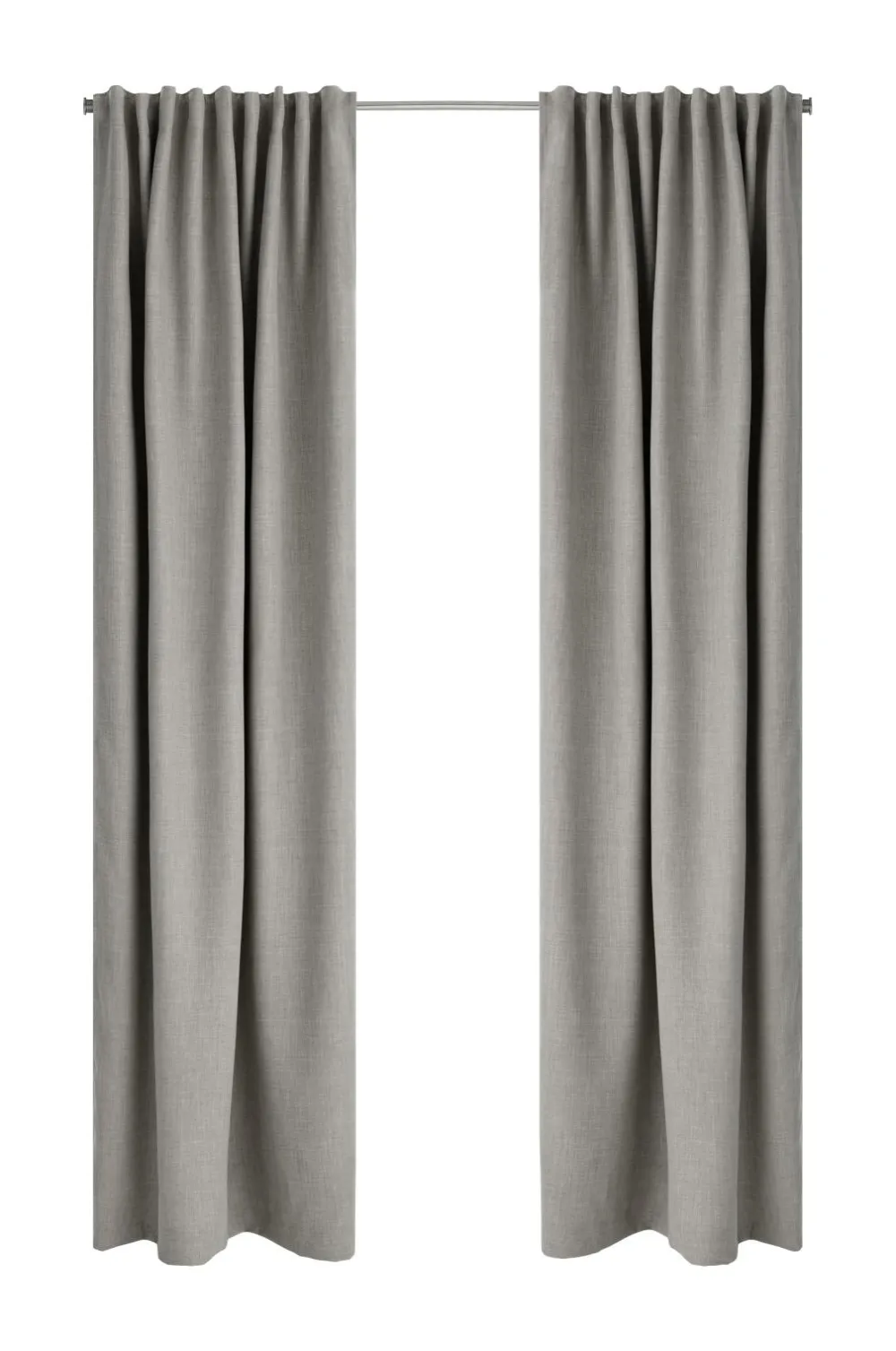 Ellos Persienner|Gardinlængder Med Rynkebånd-Home Mørklægningsgardin Iben med multibånd, 1 stk.