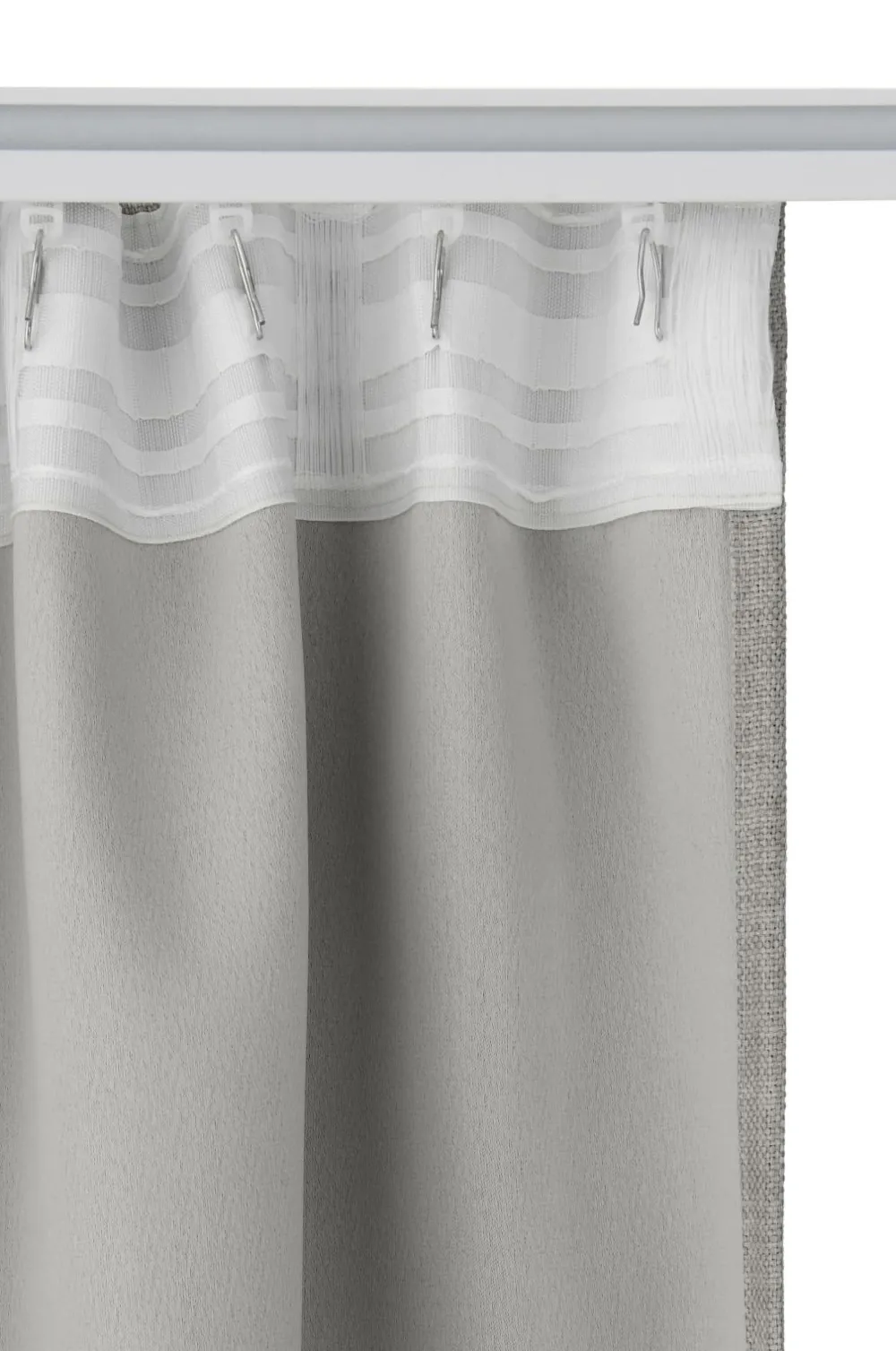 Ellos Persienner|Gardinlængder Med Rynkebånd-Home Mørklægningsgardin Iben med multibånd, 1 stk.