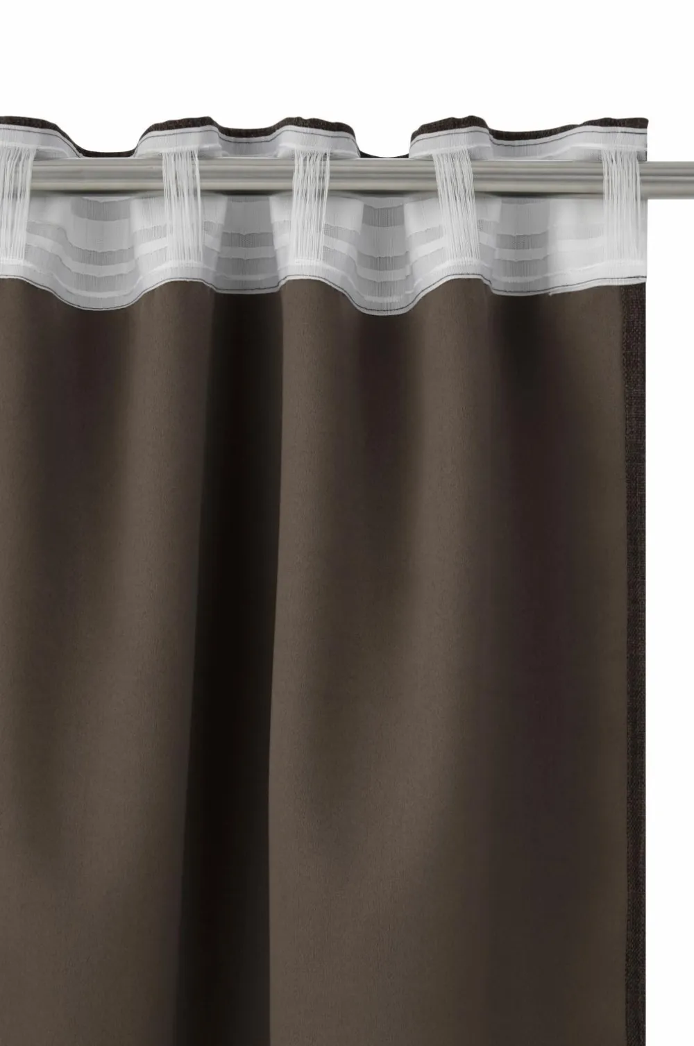 Ellos Persienner|Gardinlængder Med Rynkebånd-Home Mørklægningsgardin Iben med multibånd, 1 stk.