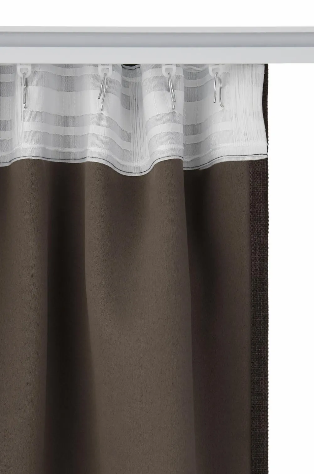 Ellos Persienner|Gardinlængder Med Rynkebånd-Home Mørklægningsgardin Iben med multibånd, 1 stk.