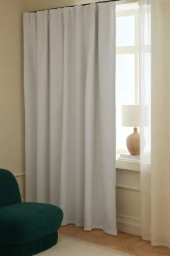 Ellos Gardinlængder Med Rynkebånd|Mørklægningsgardiner-Home Mørklægningsgardin Ines Wide ekstra bred 1-pak