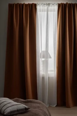 Ellos Gardinlængder Med Rynkebånd|Mørklægningsgardiner-Home Mørklægningsgardin Elisa 1 stk