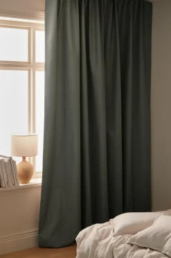 Ellos Gardinlængder Med Rynkebånd|Mørklægningsgardiner-Home Mørklægningsgardin Hedda Wide 1-pak