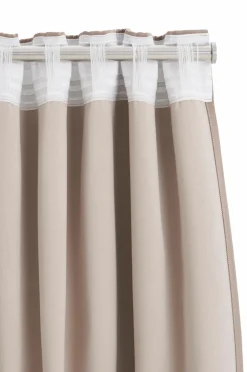 Ellos Persienner|Gardinlængder Med Rynkebånd-Home Mørklægningsgardin Daniella Wide ekstra bred 1-pak