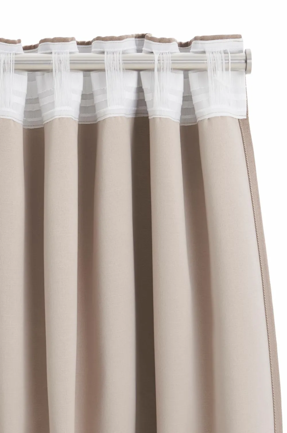 Ellos Persienner|Gardinlængder Med Rynkebånd-Home Mørklægningsgardin Daniella Wide ekstra bred 1-pak