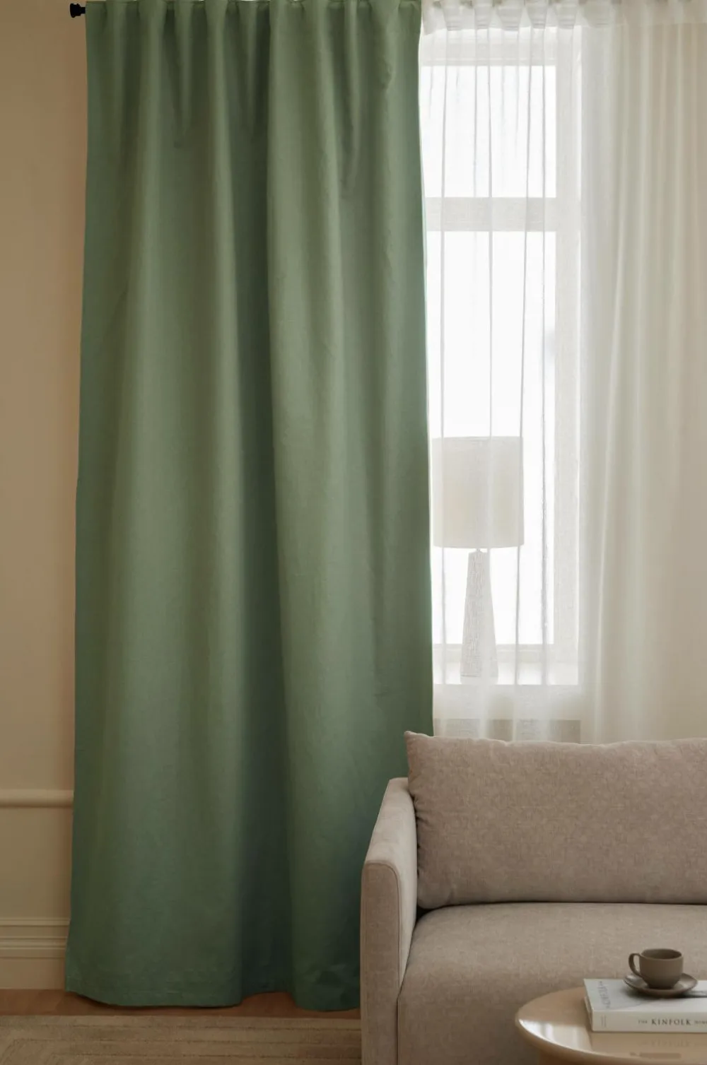 Ellos Persienner|Gardinlængder Med Rynkebånd-Home Mørklægningsgardin Ines 1-pak