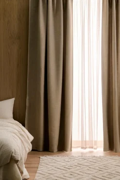 Ellos Persienner|Gardinlængder Med Rynkebånd-Home Mørklægningsgardin Iben med multibånd, 1 stk.