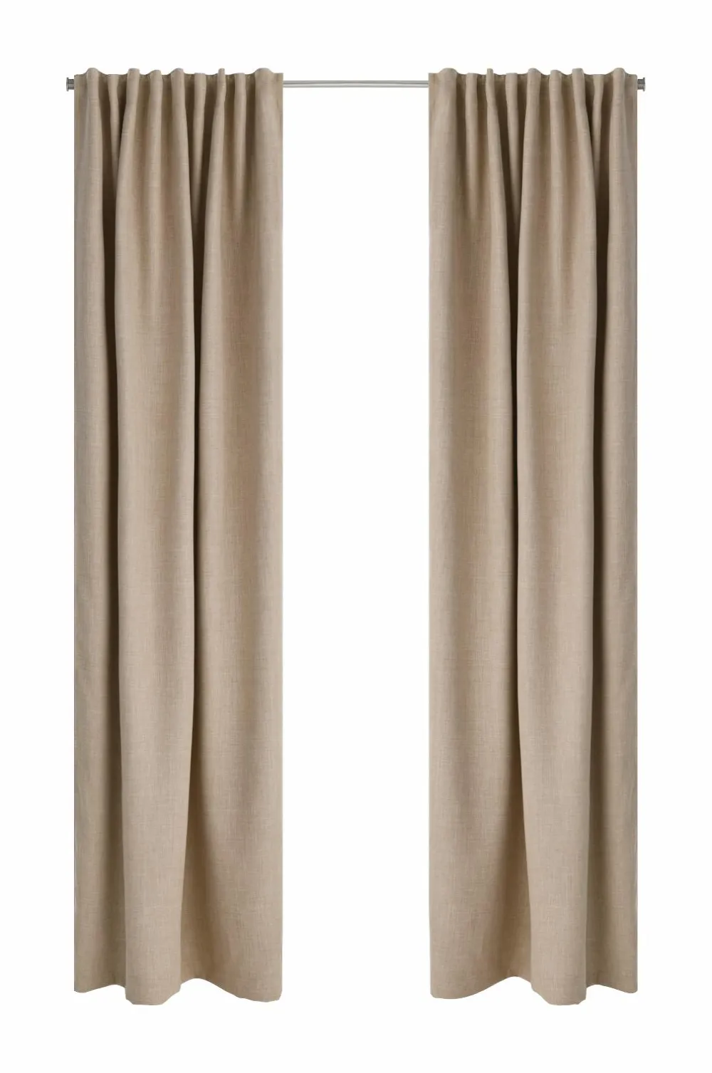 Ellos Persienner|Gardinlængder Med Rynkebånd-Home Mørklægningsgardin Iben med multibånd, 1 stk.