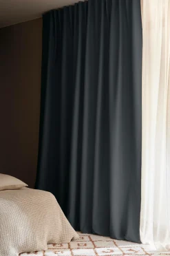 Ellos Gardinlængder Med Rynkebånd|Mørklægningsgardiner-Home Mørklægningsgardin Cara Wide 1 stk