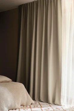 Ellos Gardinlængder Med Rynkebånd|Mørklægningsgardiner-Home Mørklægningsgardin Cara Wide 1 stk