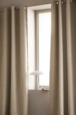 Ellos Gardiner Med Sejlring|Mørklægningsgardiner-Home Mørklægningsgardin Iben med sejlringe, 1 stk.