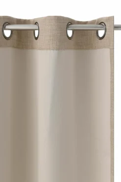 Ellos Gardiner Med Sejlring|Mørklægningsgardiner-Home Mørklægningsgardin Iben med sejlringe, 1 stk.