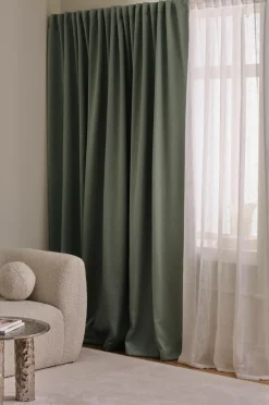 Ellos Gardinlængder Med Rynkebånd|Mørklægningsgardiner-Home Mørklægningsgardin Maida Wide ekstra bred 1 stk.