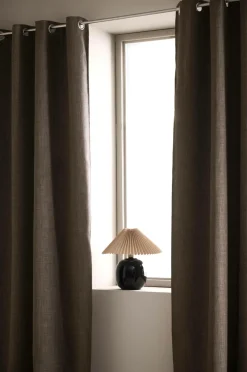 Ellos Gardiner Med Sejlring|Mørklægningsgardiner-Home Mørklægningsgardin Iben med sejlringe, 1 stk.