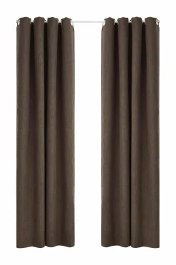 Ellos Gardiner Med Sejlring|Mørklægningsgardiner-Home Mørklægningsgardin Iben med sejlringe, 1 stk.