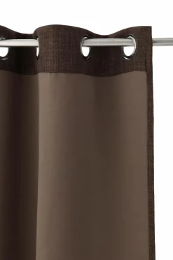 Ellos Gardiner Med Sejlring|Mørklægningsgardiner-Home Mørklægningsgardin Iben med sejlringe, 1 stk.