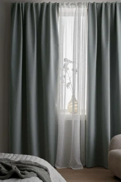 Ellos Gardinlængder Med Rynkebånd|Mørklægningsgardiner-Home Mørklægningsgardin Elisa 1 stk