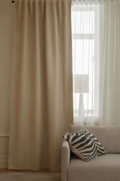 Ellos Gardinlængder Med Rynkebånd|Mørklægningsgardiner-Home Mørklægningsgardin Ines 1-pak