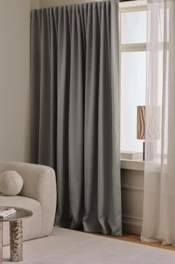 Ellos Persienner|Gardinlængder Med Rynkebånd-Home Mørklægningsgardin Maida Wide ekstra bred 1 stk.