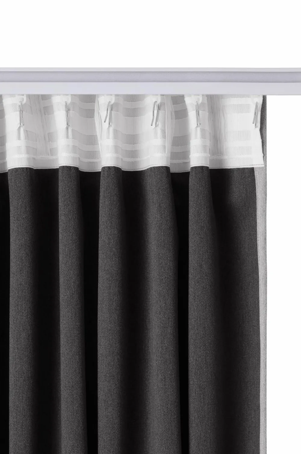 Ellos Persienner|Gardinlængder Med Rynkebånd-Home Mørklægningsgardin Maida Wide ekstra bred 1 stk.