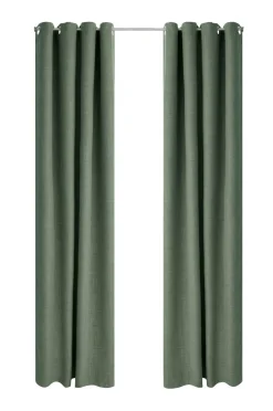 Ellos Gardiner Med Sejlring|Mørklægningsgardiner-Home Mørklægningsgardin Iben med sejlringe, 1 stk.