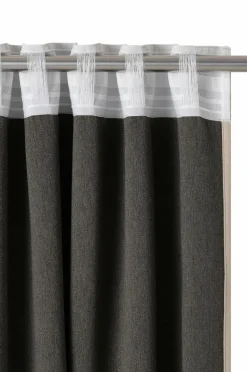 Ellos Gardinlængder Med Rynkebånd|Mørklægningsgardiner-Home Mørklægningsgardin Maida Wide ekstra bred 1 stk.