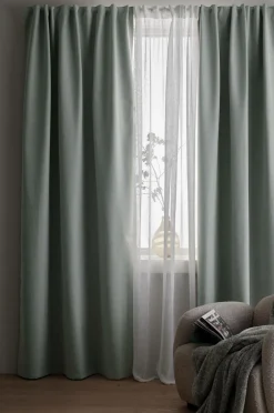 Ellos Gardinlængder Med Rynkebånd|Mørklægningsgardiner-Home Mørklægningsgardin Elisa 1 stk